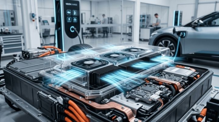 【電動車散熱】車用電子、充電樁與車載系統的高效靜音散熱方案 | ADDA 協禧電機